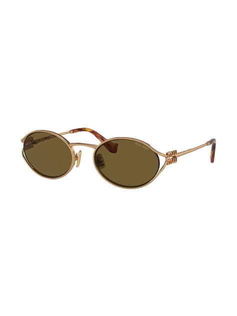 miu miu black and gold sunglasses|miu sunglasses near me.